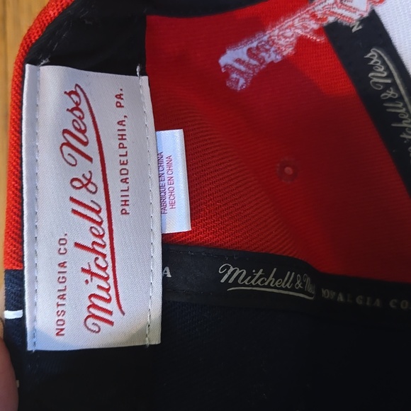 NWT Mitchell & Ness Houston Rockets "WHAT THE" Snapback Hat 75th Anniversary - Picture 11 of 12